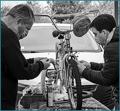 Pied à coulisse Atelier vélo